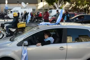 Protestas contra las restricciones del confinamiento fijado por el Gobierno en todo el pa�s