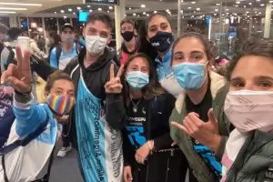 Los atletas argentinos y Santi Maratea partieron a Ecuador para disputar el Sudamericano