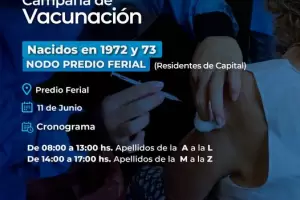 Avanza la vacunacin: turno para las clases 72, 73 y 74