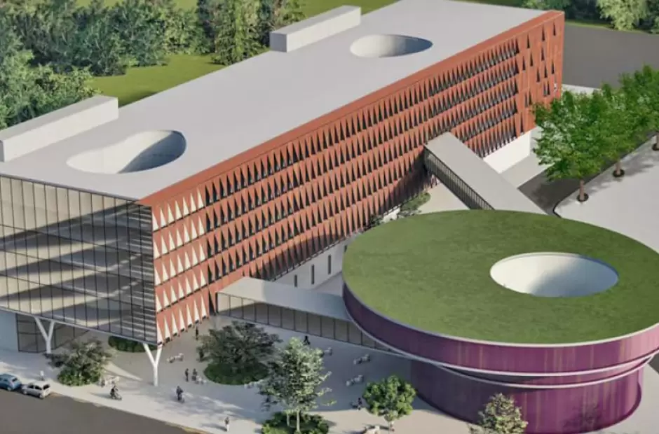 Modelo de la obra que se instalar en la provincia santiaguea