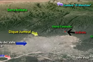 Incendio forestal en la Sierra de Fariango