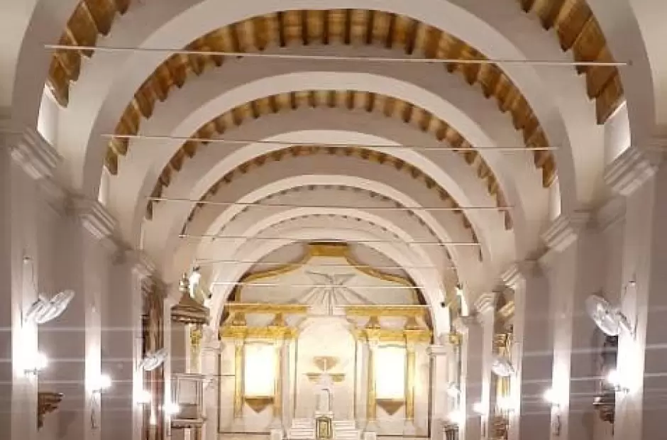 Nave central del templo