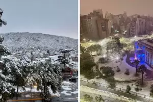 Sorpresa en Crdoba y San Luis: nevada histrica que no se registraba desde hace 14 aos