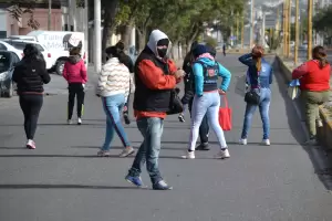 Protesta frente a Casa de Gobierno: vecinos reclamaron por trabajo digno