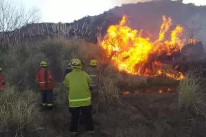 Quiso quemar la basura, las llamas se dispersaron y termin incendiando 7 hectreas