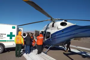 Rescate en Fiambal: comenz el operativo para trasladar en helicptero a Lorenza Maman