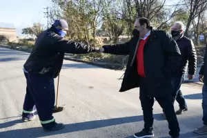 Saadi recorri obras del circuito 5