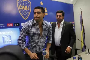 Angelici, dursimo contra Riquelme: "No est preparado para administrar a Boca"