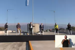 En el aniversario 338 de la Capital, se inaugur la obra de Avenida Bicentenario
