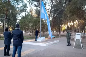 Tinogasta celebr el 9 de julio con un sencillo acto en la plaza de Copacabana