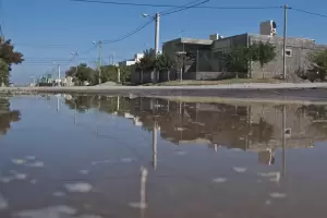 Valle Chico: la prdida de agua form lagunas y los vecinos piden soluciones