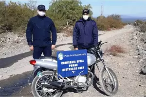 Recuperaron moto robada del interior de un domicilio