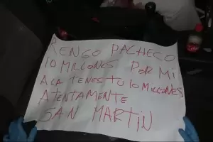 Asesinaron a un polica en Loma Hermosa y le dejaron un mensaje mafioso: "Ac tens tus millones"