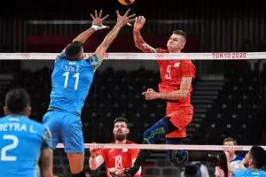 Argentina cay en vley masculino frente a Rusia