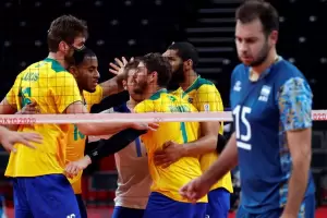Increble: el voley argentino estuvo cerca del batacazo, pero Brasil lo dio vuelta y se qued con la victoria