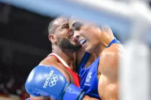 Box olmpico: quiso morderle la oreja al rival y fue descalificado