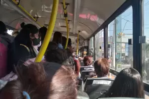 Una frenada en el colectivo le provoc� lesiones a un pasajero