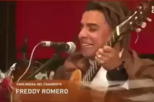 Freddy Romero y una polmica frase en el Poncho: "Metal a ese bombo compadre como usted le pega a la vieja en la casa