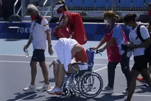 Tenis y calor extremo: la jugadora que se retir en silla de ruedas y la reaccin de la ITF
