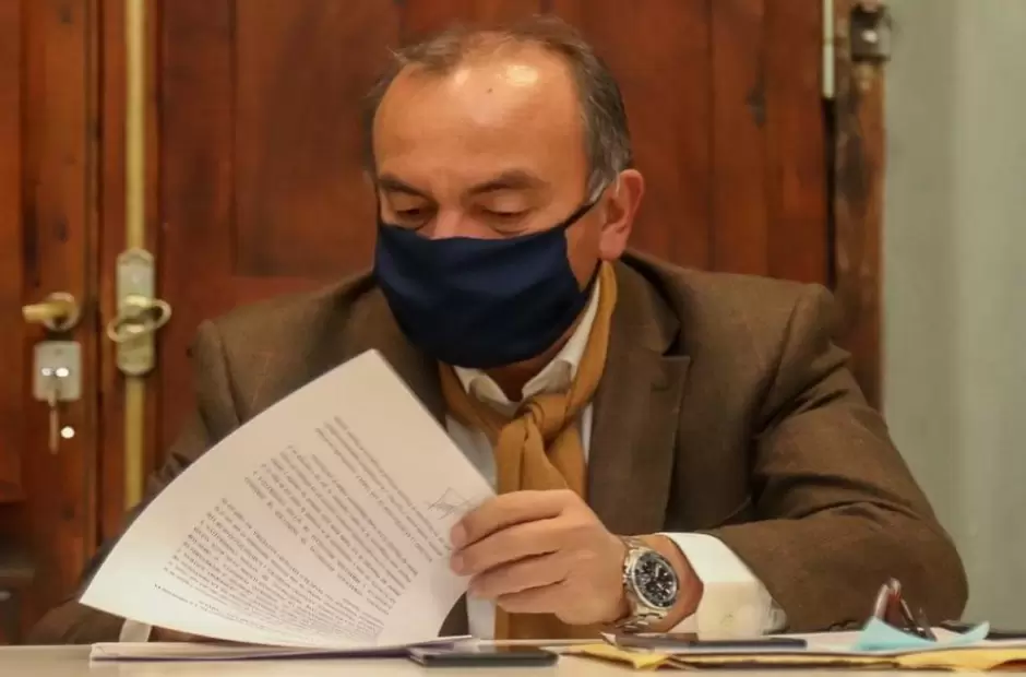 Jorge Moreno, ministro de Gobierno