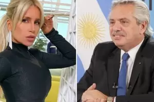 Flor Pe�a explic� sus visitas a Alberto Fern�ndez en Olivos