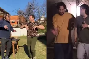 21 a�os despu�s, Chiqui y Walter revivieron el "baile rolinga"