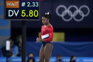 Simone Biles se dio una chance y est inscripta en la final de viga de equilibrio