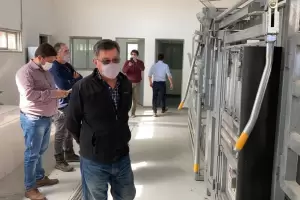 El ministro Aldo Sarqus visit el Frigorfico de Chumbicha