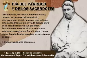 Esqui� en el D�a del P�rroco y de los Sacerdotes