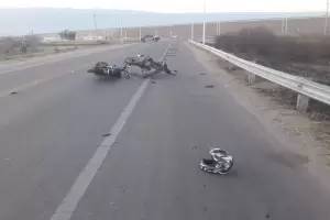 Grave accidente en Avenida Juan Chelemn dej dos motociclistas hospitalizados