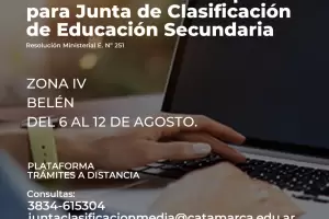 Llaman a inscripcin a docentes de Zona IV, en Beln
