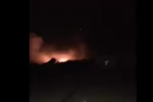 Crece el fuego en las sierras de El Gracin