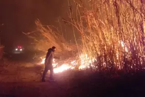 Incendios de grandes magnitudes en Sierra Brava y El Gracin