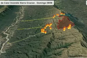 Preocupante: el mes de julio cerr con 53 incendios y agosto ya super los 80