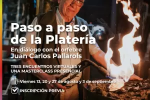 El reconocido orfebre Juan Carlos Pallarols capacitar en Catamarca