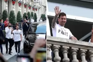 C'est fini: Lionel salud desde su habitacin y Antonela grab todo a su lado