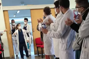 Paula Pareto volvi al trabajo y as fue recibida por sus colegas