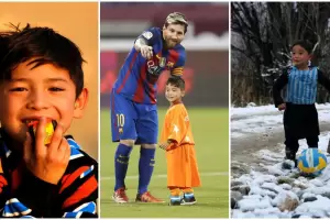 El drama del nio afgano que emocion al mundo con su camiseta de Messi hecha de nylon