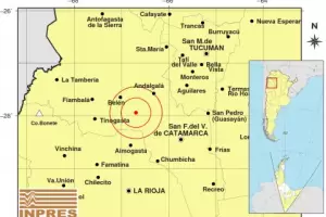 Se registr un nuevo sismo en la provincia
