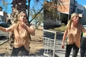 Funcionaria amenaz a docentes en una protesta: Negra de m.., si tuviera una 4 x 4 te paso por encima