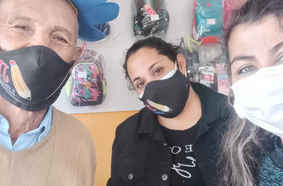 Don Lolo y quienes lo agasajaron