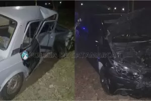 Perdi el control de su auto y choc otro vehculo en la Ruta n 1: un herido