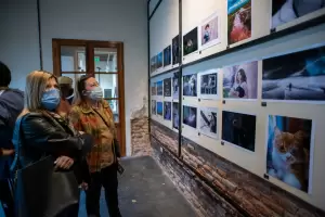 Inaugur la muestra fotogrfica Visiones en la Casa de la Cultura