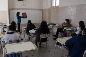 Alumnos de Catamarca volvieron a las clases presenciales