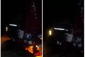 Un camin choc contra un animal suelto sobre ruta 38