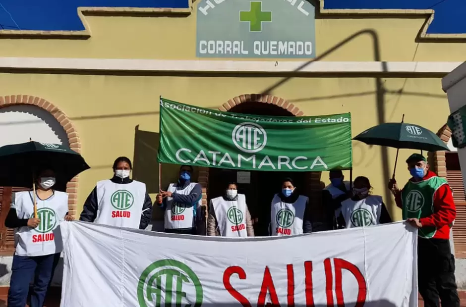 Trabajadores del Hospital de Corral Quemado