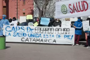ATE Salud march en reclamo por mejoras salariales y laborales