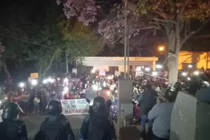 "Nos queremos vivas": Marchan en Andalgal para pedir justicia por Eugenia Olivera