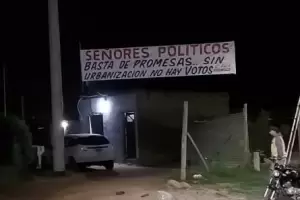 Familias del B Papa Francisco reclaman obras: "Sin urbanizacin no hay votos"