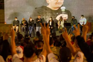 El Frente de Todos cerr� su campa�a en FME